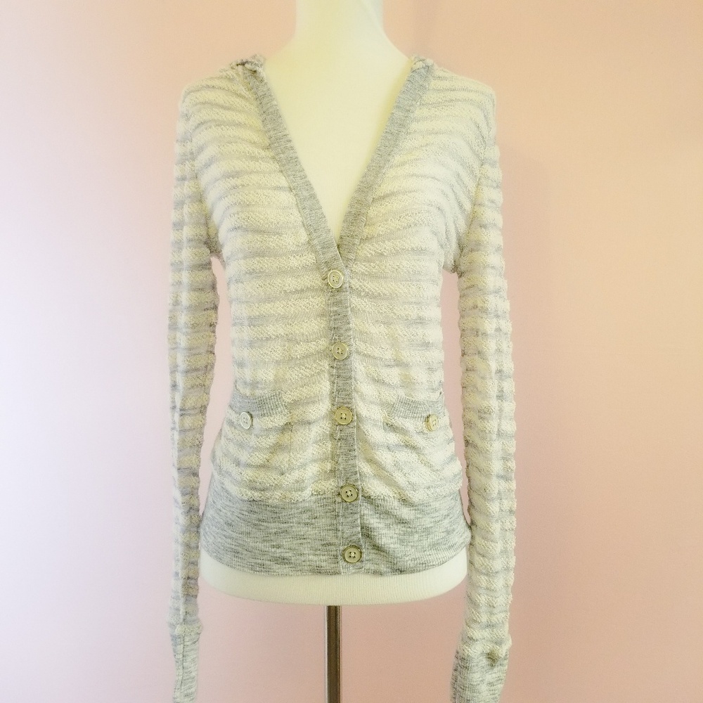 Moth | Anthropologie Striped Hoodie
